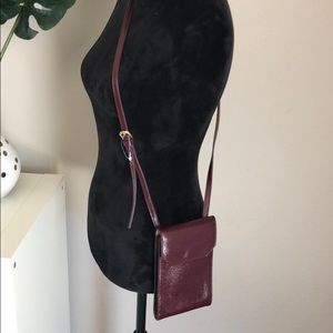 Nordstrom burgundy crossbody purse